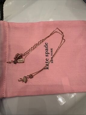 kate spade Rose Gold Flamingo Pendant Necklace